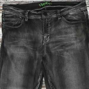 EUC YMI Flex Moto Destructed Jeans sz 13